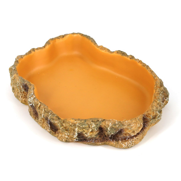 Миска для їжі Repti-Zoo керамічна L 23x17x5 см для тераріуму (ERB10L)