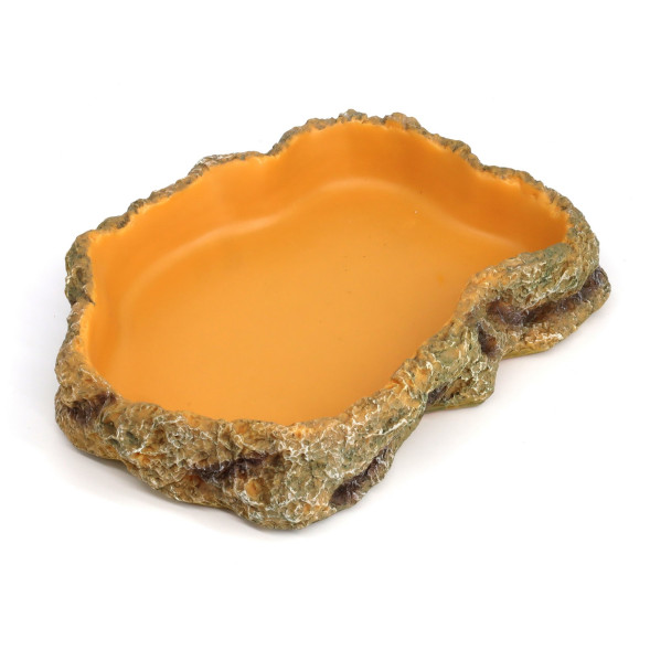 Миска для їжі Repti-Zoo керамічна L 23x17x5 см для тераріуму (ERB10L)