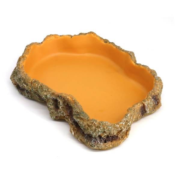 Миска для їжі Repti-Zoo керамічна L 23x17x5 см для тераріуму (ERB10L)