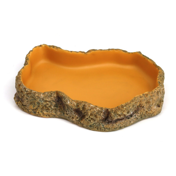 Миска для еды Repti-Zoo керамическая M 19x13x4см для террариума (ERB10M)