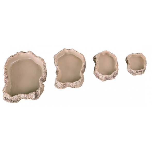 Миска для еды Repti-Zoo керамическая M 19x13x4см для террариума (ERB10M)