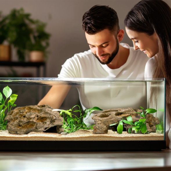 Декорація укриття Terrario Dragon Stone M 22x15x8см (23149)