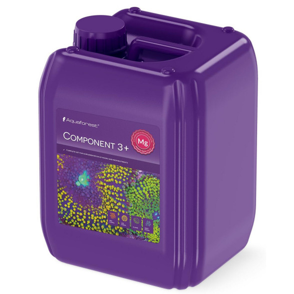 Магний и Reef Mineral Salt Aquaforest Component 3+ 5л. метод Баллинга