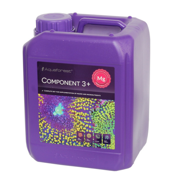 Магний и Reef Mineral Salt Aquaforest Component 3+ 5л. метод Баллинга