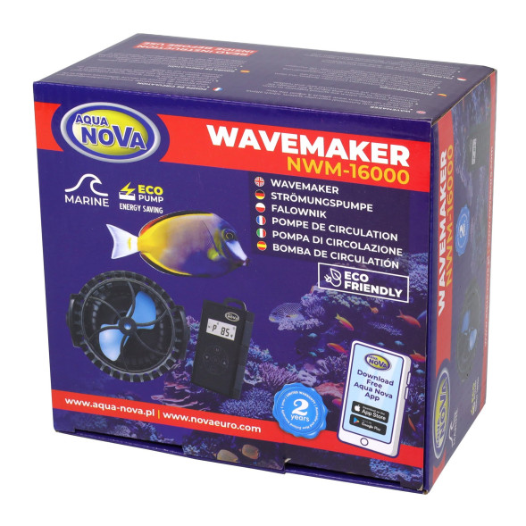 Помпа течения Aqua Nova NWM-16000 16000 л/ч с контроллером Wi-Fi для морского аквариума