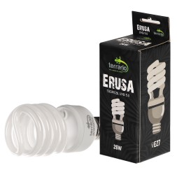 Люминесцентная лампа Terrario Erusa Tropical UVB 5.0 26W для тропических рептилий и амфибий