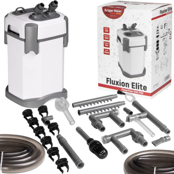 Зовнішній фільтр Kruger Meier Fluxion Elite 1200 PRO для акваріумів 100-250 літрів