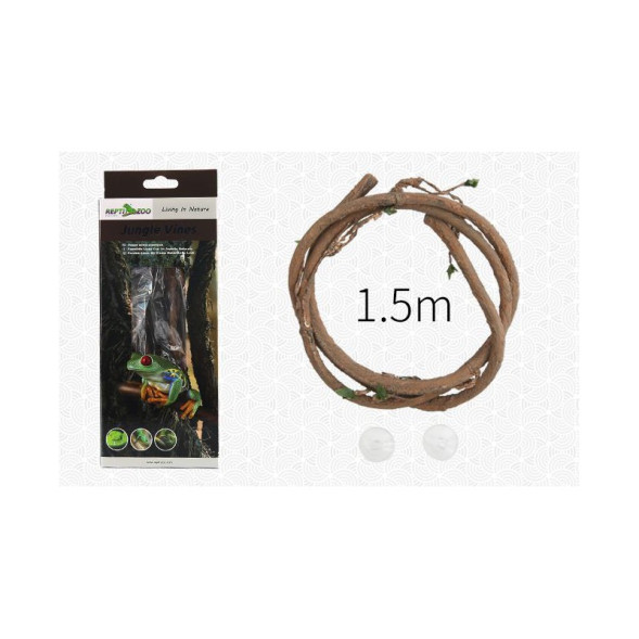 Лиана гибкая с листьями для террариума Repti-Zoo Jungle Vines 150см (RV0418)