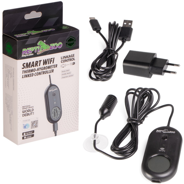 Термогігрометр електронний з Wi-Fi Repti-Zoo Smart Wi-Fi thermo-hygrometer (ZSH105)