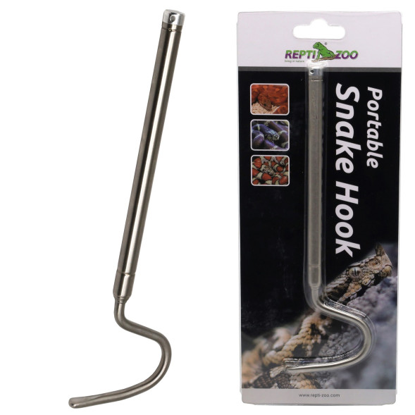 Гачок для змій телескопічний Repti-Zoo Stainless Snake Hook SNH03, 21–58 см, нержавіюча сталь, до 2 кг