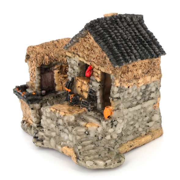 Декорація старий будинок Aqua Nova 13x10x10см (AN623)