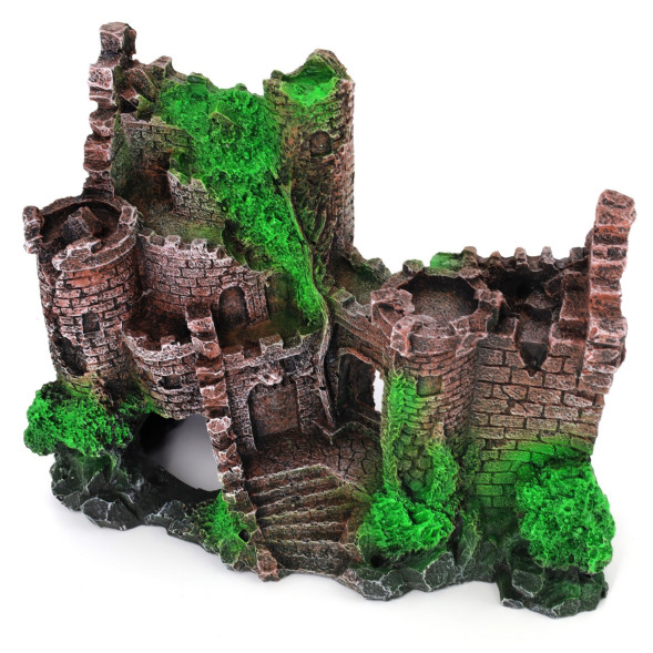 Декорація зруйнований замок Aqua Nova 20x9x15см (AN625)