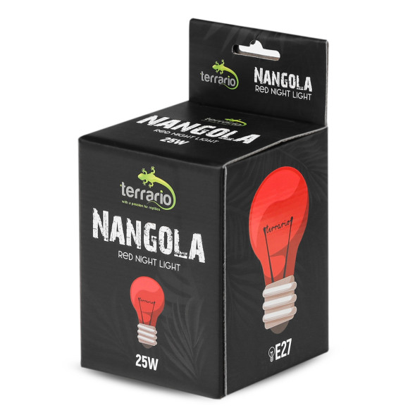 Інфрачервона нагрівальна лампа Terrario Nangola Red Night Light 25W