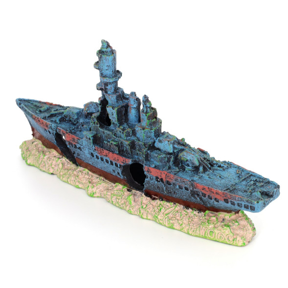 Декорація затонулий корабель Aqua Nova 23x4,5x11см (AN673)