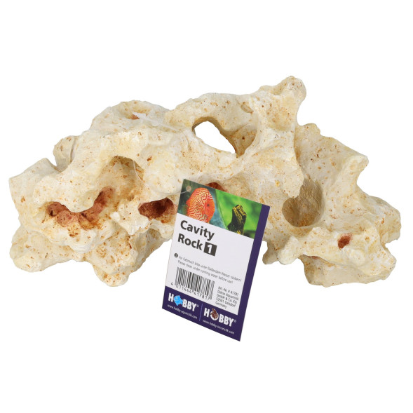 Декорація камінь з отворами Hobby Cavity Rock 1 22x11.5x12см (41781)