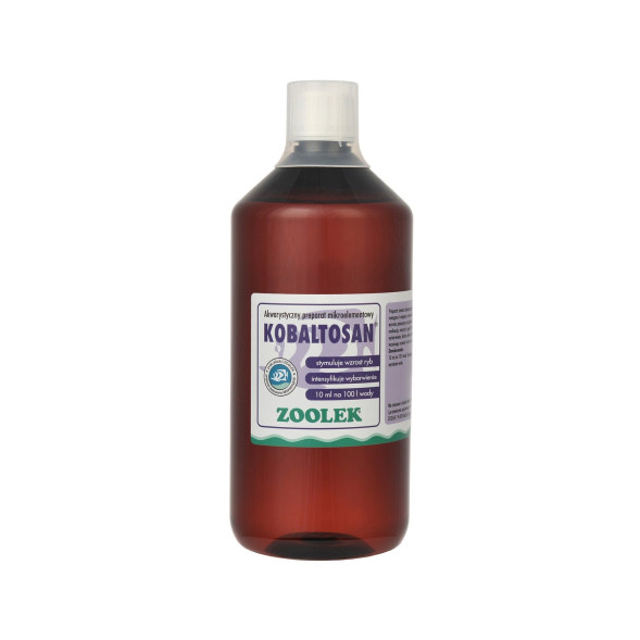 Мікроелементна добавка для росту та забарвлення живородних риб Zoolek Kobaltosan 1000мл (0125)