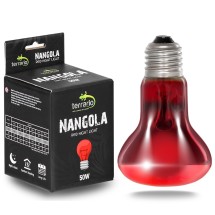 Інфрачервона нагрівальна лампа Terrario Nangola Red Night Light 50W (TR-NANGOLA-50W)