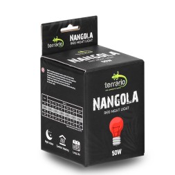 Инфракрасная нагревательная лампа Terrario Nangola Red Night Light 50W