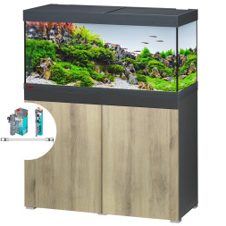 Аквариумный комплект Eheim vivaline LED 180 1x13.4W (LED) anthracite/wood с тумбой (0613045)