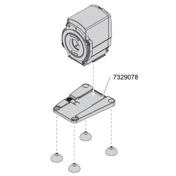 Монтажна пластина для Eheim compactON9000/12000/16000 (1033/1034/1035) (7329078)