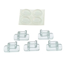 Кліпси для скла (5x) і ніжки (4x) для Eheim aquastyle/nano shrimp (7428858)