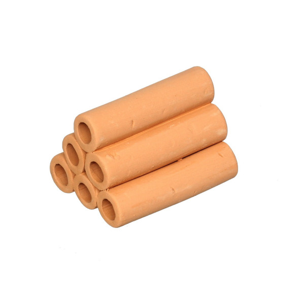 Декорація трубчасті схованки Hobby Prawn Pyramid 3-2-1 red 5x5,5x5см (41497)