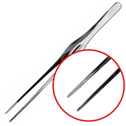 Пінцет прямий Aquapro 25см