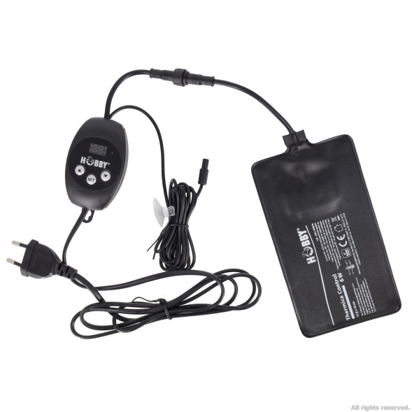 Нагрівальний мат водонепроникний з контролером Hobby Thermica Control 6 Ват IP67 17,8x10см (37124)