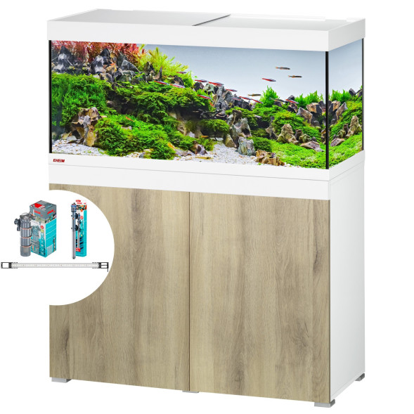 Акваріумний комплект Eheim vivaline LED 180 1x13.4W (LED) arctic/wood з тумбою (0613044)