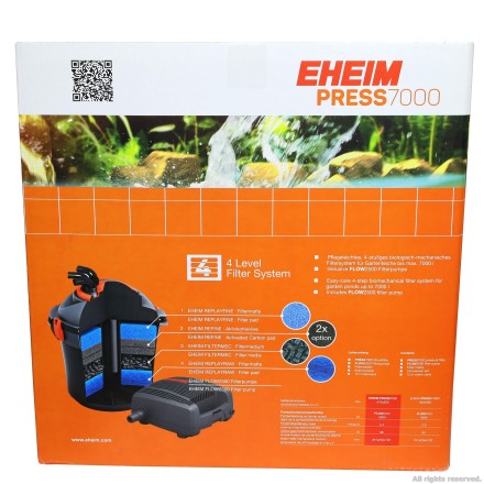 Фильтр прудовый, напорный Eheim PRESS7000 (5210020)