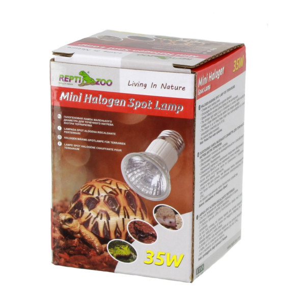 Галогенова лампа Repti-Zoo UVA 35W компактна точкова лампа з UVA для тераріуму (HL001)