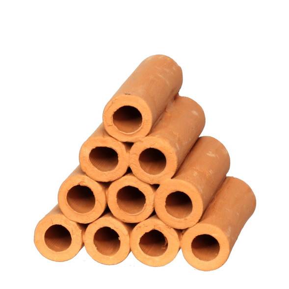 Декорація трубчасті схованки Hobby Prawn Pyramid 4-3-2-1 red 6,5x6,5x5см (41498)