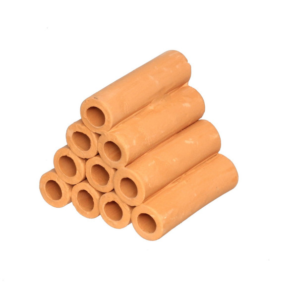 Декорація трубчасті схованки Hobby Prawn Pyramid 4-3-2-1 red 6,5x6,5x5см (41498)