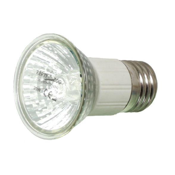 Галогеновая лампа Repti-Zoo 20W компактная точечная лампа с UVA для террариума (HL002)