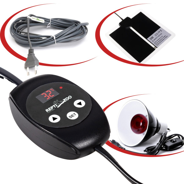 Термостат Repti-Zoo Mini Thermostat (TC02) для тераріуму або акваріума (300 Вт)