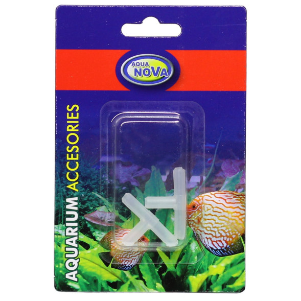 Тройник для шланга 4/6мм Aqua Nova 2шт. (NAT-4)