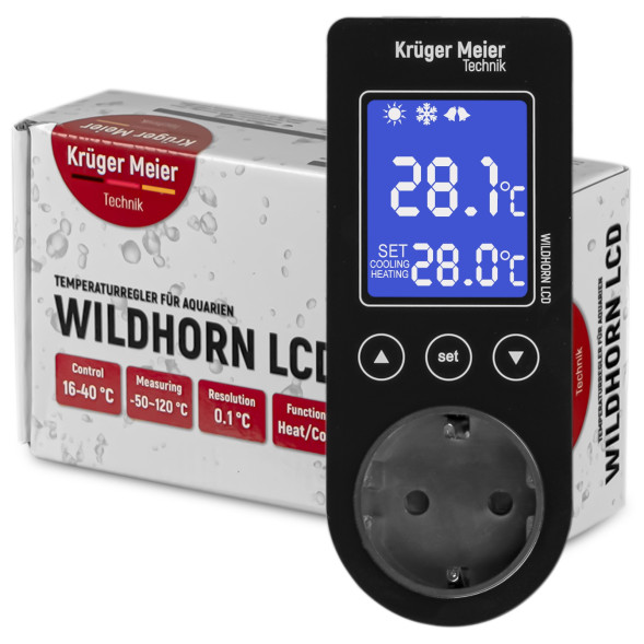 Цифровой термостат Kruger Meier Wildhorn LCD 1100Вт.
