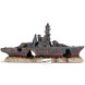 Декорація затонулий корабель Kruger Meier Battleship 23x5x11см (24411)