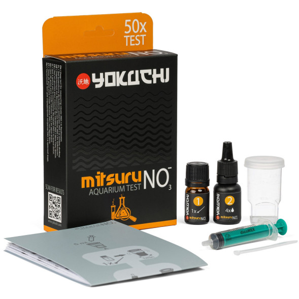 Тест на нитраты в аквариуме Yokuchi Mitsuru Aquarium Test - NO3 50 тестов