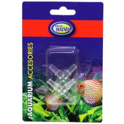 Хрестоподібний з'єднувач для шлангe 4/6мм Aqua Nova 2шт. (NAT-6)