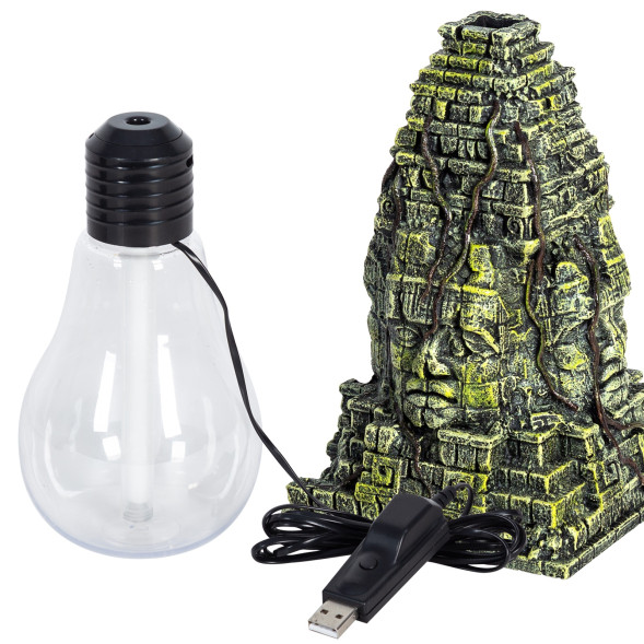 Генератор туману Repti-Zoo Ancient Castle Fogger 12,5×12,5×21 см для тераріуму 400 мл(TF08)