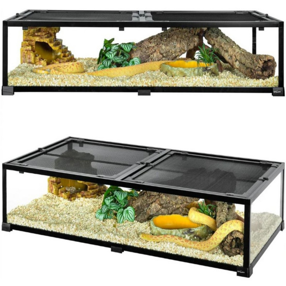 Тераріум Repti-Zoo Super Vision 360 120x45x45 см (RKE1204545) - скляний тераріум для рептилій та амфібій