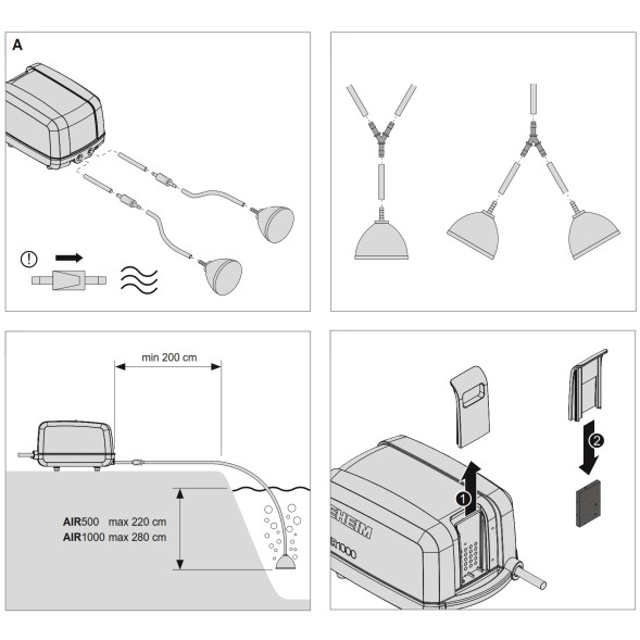 Компресор для ставка Eheim AIR1000 (5321010)