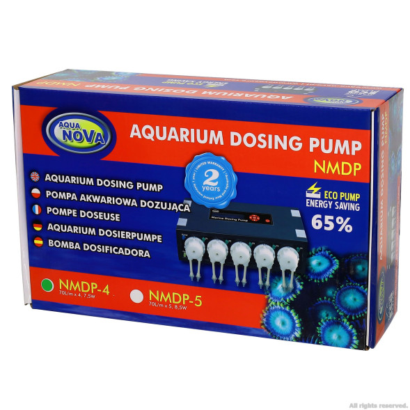Дозатор добрив четирьохканальний Aqua Nova 4x70 мл/хв (NMDP-4)