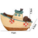 Декорація рибальський човен Kruger Meier Fishing Boat 11x6.5x7.5см (1288)