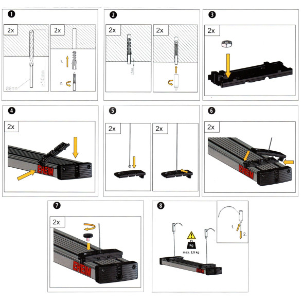 Трос підвіски на один світильник Eheim PowerLED/+ (4200060)