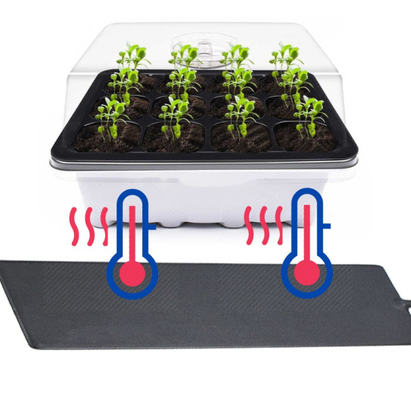 Нагрівальний мат водонепроникний Terrario Repti Pad PVC 40W 40x60см для тераріумів, котів, собак, птахів та рослин