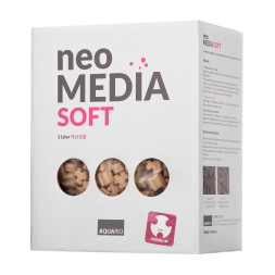 Наполнитель для биофильтрации с понижением pH Aquario Neo Media Soft S 1л