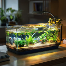 Світильник LED Kruger Meier Velluto S-Line Black 7W для акваріумів 10-40 літрів та рослин