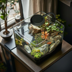 Світильник LED Kruger Meier Velluto S-Line Black 7W для акваріумів 10-40 літрів та рослин